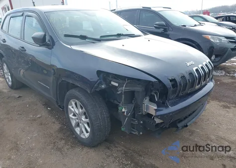 2014 Jeep Cherokee Sport из США, поврежденный, VIN 1C4PJLABXEW318659